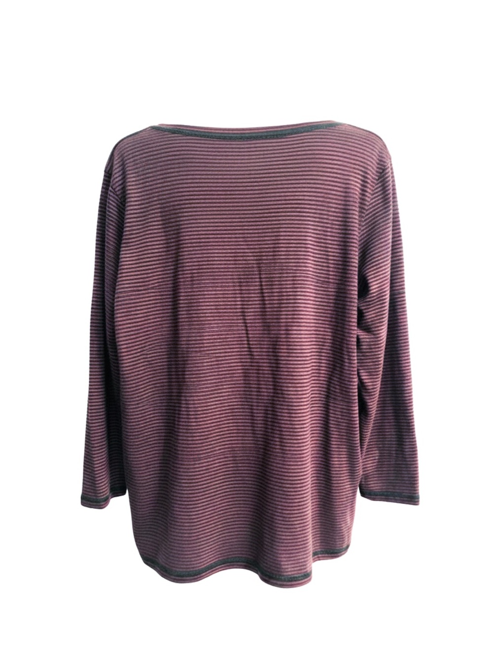 So Soft Striped Tunic Top - Like New - 26" p2p..29" length - Picture 3 of 4